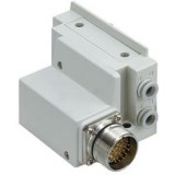 SMC solenoid valve 4 & 5 Port SS5Y7-12M, 7000 Series Manifold, Circular Connector (IP67)